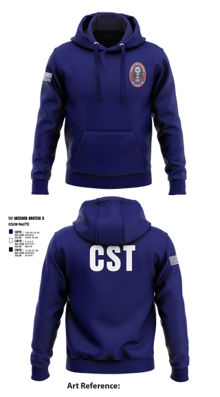 Hoodie, 95th WMD CST, National Guard, Teamtime, Team time, sublimation, custom sports apparel, team uniforms, spirit wear, spiritwear, sports uniforms, custom shirts, team store, custom team store, fundraiser sports, apparel fundraiser