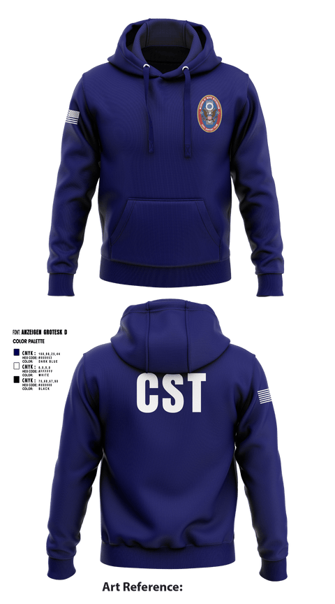 Hoodie, 95th WMD CST, National Guard, Teamtime, Team time, sublimation, custom sports apparel, team uniforms, spirit wear, spiritwear, sports uniforms, custom shirts, team store, custom team store, fundraiser sports, apparel fundraiser