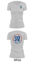 AYSO AREA 10V 37411197 Women's Short Sleeve V-neck Shirt - 19