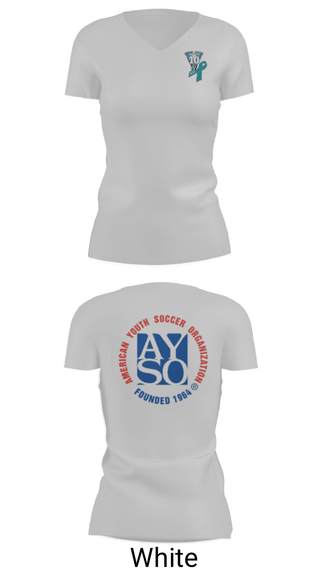 Women's Short Sleeve Vneck Shirt, AYSO AREA 10V, Men's Soccer, Teamtime, Team time, sublimation, custom sports apparel, team uniforms, spirit wear, spiritwear, sports uniforms, custom shirts, team store, custom team store, fundraiser sports, apparel fundraiser
