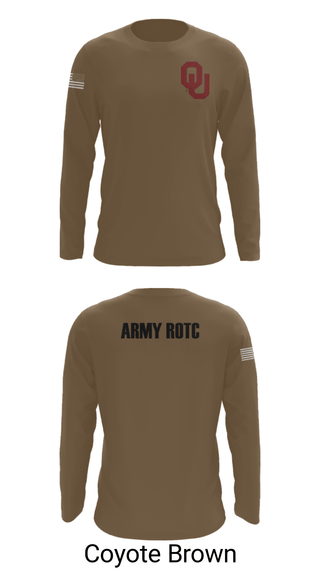 Long Sleeve Performance Shirt, OU Army ROTC, Army, Teamtime, Team time, sublimation, custom sports apparel, team uniforms, spirit wear, spiritwear, sports uniforms, custom shirts, team store, custom team store, fundraiser sports, apparel fundraiser