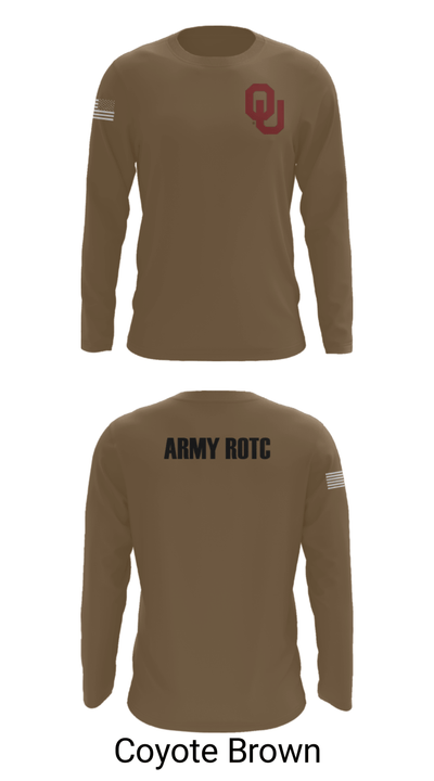 OU Army ROTC 95723228 Long Sleeve Performance Shirt - 6