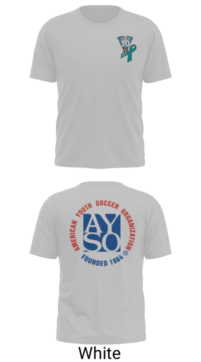 AYSO AREA 10V 37411197 Old School Cotton Feel Shirt - 10