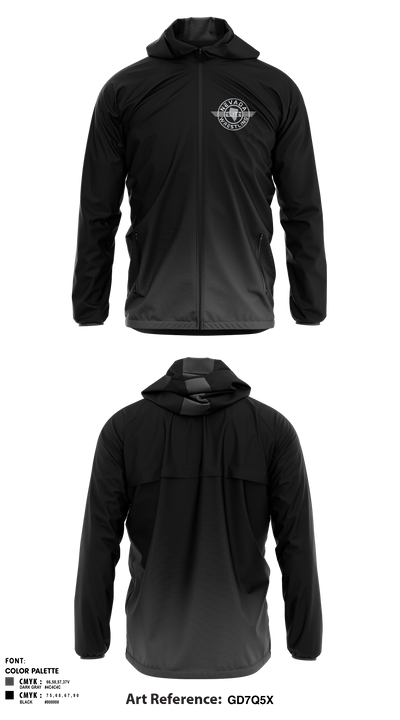 Nevada Elite Wrestling Windbreaker - 1