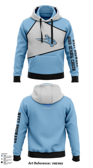 Hoodie, West Broward High School Cheer, Cheer, Teamtime, Team time, sublimation, custom sports apparel, team uniforms, spirit wear, spiritwear, sports uniforms, custom shirts, team store, custom team store, fundraiser sports, apparel fundraiser