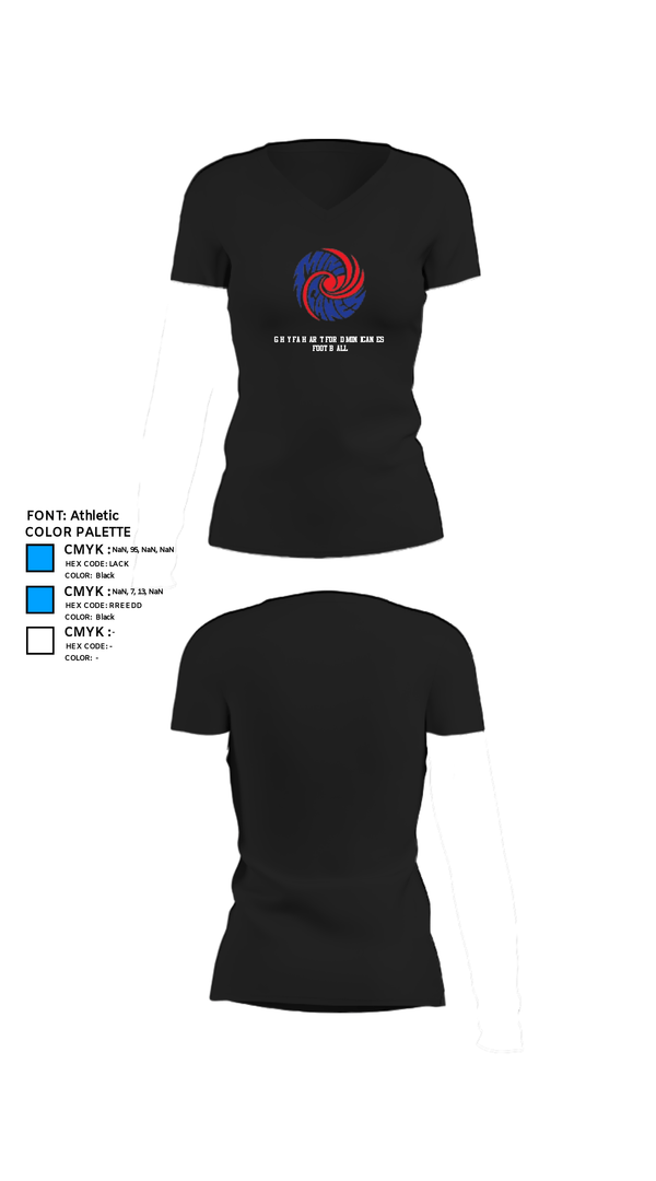 Women's Short Sleeve Vneck Shirt, GHYFA Hartford Minicanes Football, Football, Teamtime, Team time, sublimation, custom sports apparel, team uniforms, spirit wear, spiritwear, sports uniforms, custom shirts, team store, custom team store, fundraiser sports, apparel fundraiser