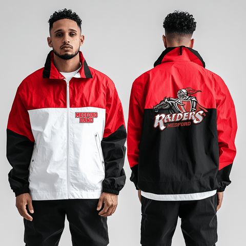Windbreaker, Medford Area Senior High School Band, Spirit Store, Teamtime, Team time, sublimation, custom sports apparel, team uniforms, spirit wear, spiritwear, sports uniforms, custom shirts, team store, custom team store, fundraiser sports, apparel fundraiser