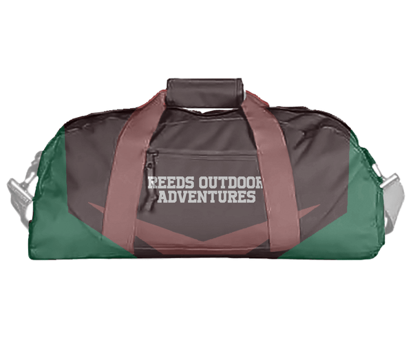 Duffle Bag, Reeds Outdoor Adventures, , Teamtime, Team time, sublimation, custom sports apparel, team uniforms, spirit wear, spiritwear, sports uniforms, custom shirts, team store, custom team store, fundraiser sports, apparel fundraiser