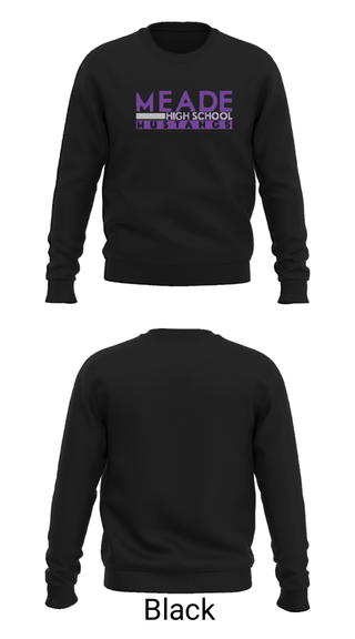 Crew Neck Sweatshirt, Meade High School Baseball, Baseball, Teamtime, Team time, sublimation, custom sports apparel, team uniforms, spirit wear, spiritwear, sports uniforms, custom shirts, team store, custom team store, fundraiser sports, apparel fundraiser