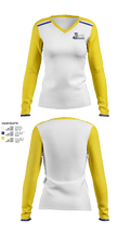Johnsonburg Area Senior High School Band 95027927 Women's Long Sleeve V-neck Shirt - 43