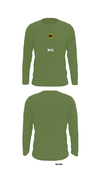 Long Sleeve Performance Shirt, Max, Air Force, Teamtime, Team time, sublimation, custom sports apparel, team uniforms, spirit wear, spiritwear, sports uniforms, custom shirts, team store, custom team store, fundraiser sports, apparel fundraiser