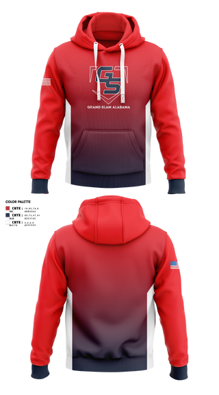 Hoodie, Grand Slam Alabama, Baseball, Teamtime, Team time, sublimation, custom sports apparel, team uniforms, spirit wear, spiritwear, sports uniforms, custom shirts, team store, custom team store, fundraiser sports, apparel fundraiser