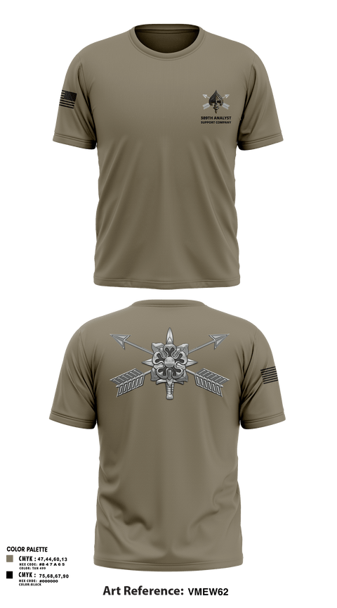 Old School Cotton Feel Shirt, 389th MI BN, Army, Teamtime, Team time, sublimation, custom sports apparel, team uniforms, spirit wear, spiritwear, sports uniforms, custom shirts, team store, custom team store, fundraiser sports, apparel fundraiser