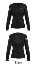 Testimony Fitness 71504871 Women's Long Sleeve V-neck Shirt -1 35