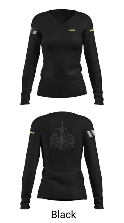 Testimony Fitness 71504871 Women's Long Sleeve V-neck Shirt -1 35