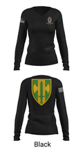 615th MP CO 40178490 Women's Long Sleeve V-neck Shirt - 35
