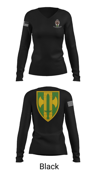 Womens Long Sleeve Vneck Shirt, 615th MP CO, , Teamtime, Team time, sublimation, custom sports apparel, team uniforms, spirit wear, spiritwear, sports uniforms, custom shirts, team store, custom team store, fundraiser sports, apparel fundraiser