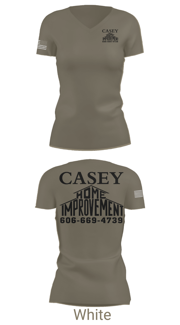 Womens Short Sleeve Vneck Shirt, Casey home improvement, , Teamtime, Team time, sublimation, custom sports apparel, team uniforms, spirit wear, spiritwear, sports uniforms, custom shirts, team store, custom team store, fundraiser sports, apparel fundraiser