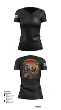 482D Civil Engineer Squadron 21891413 Women's Short Sleeve V-neck Shirt - 124