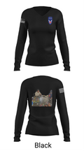 11th ABN DIV WO 32210325 Women's Long Sleeve V-neck Shirt - 36