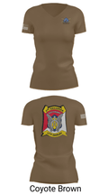 B Troop 2-17 Cav REGT 36740014 Women's Short Sleeve V-neck Shirt - 8