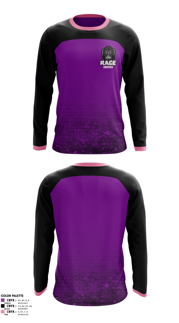 Long Sleeve Performance Shirt, Rage, Men's Soccer, Teamtime, Team time, sublimation, custom sports apparel, team uniforms, spirit wear, spiritwear, sports uniforms, custom shirts, team store, custom team store, fundraiser sports, apparel fundraiser
