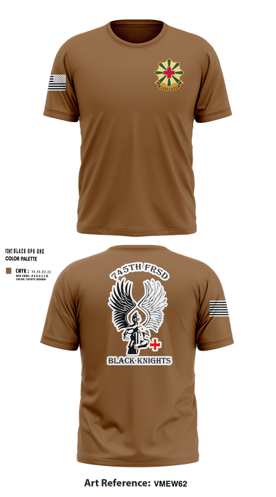 745th Forward Resuscitative Surgical Detachment 78868461 Short Sleeve Performance Shirt - 12