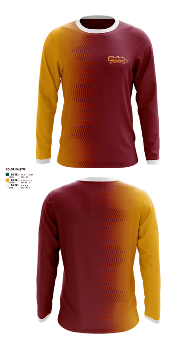 Mankato Area Youth Baseball Association 64476444 Long Sleeve Performance Shirt - 1