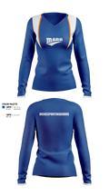 Mara Track & Field Women's Long Sleeve V-neck Shirt - 1