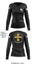 B Co 766 EN BeB 1st Platoon Armored Turtles Women's Long Sleeve V-neck Shirt - 15
