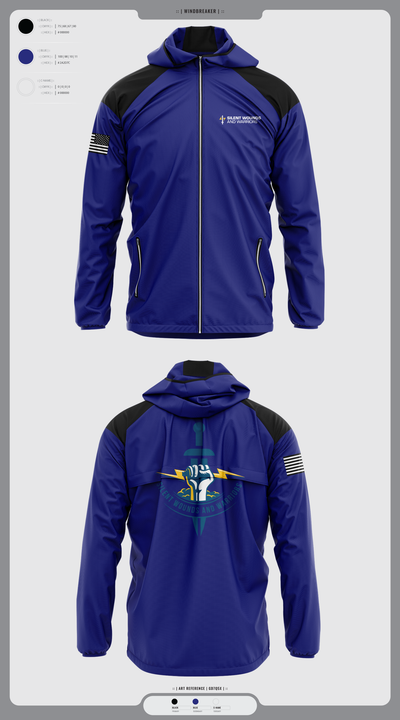 Silent Wounds and Warriors Foundation 26778593 Windbreaker - 2