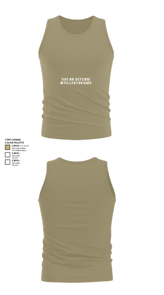 Tank Top, 31st Air Defense Artillery Brigade, Army, Teamtime, Team time, sublimation, custom sports apparel, team uniforms, spirit wear, spiritwear, sports uniforms, custom shirts, team store, custom team store, fundraiser sports, apparel fundraiser