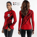 Logansport High School Swimming 31315154 Women's Long Sleeve V-neck Shirt - 2
