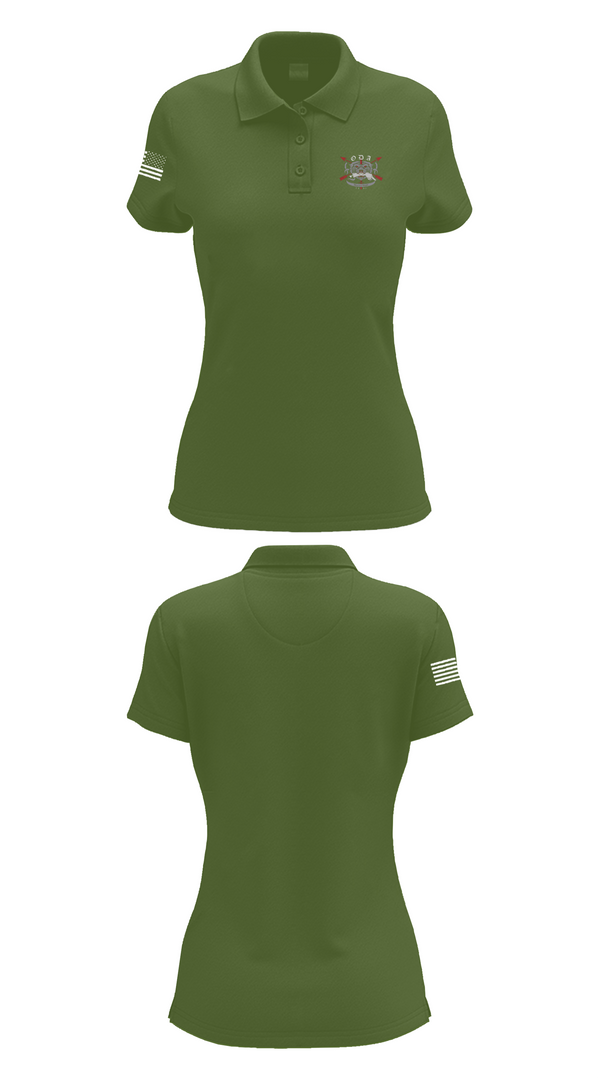Womens Short Sleeve Performance Polo, 9135, National Guard, Teamtime, Team time, sublimation, custom sports apparel, team uniforms, spirit wear, spiritwear, sports uniforms, custom shirts, team store, custom team store, fundraiser sports, apparel fundraiser