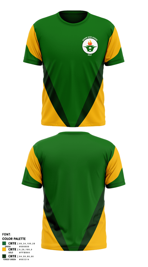 Short Sleeve Performance Shirt, Huron High School Golf, Golf, Teamtime, Team time, sublimation, custom sports apparel, team uniforms, spirit wear, spiritwear, sports uniforms, custom shirts, team store, custom team store, fundraiser sports, apparel fundraiser