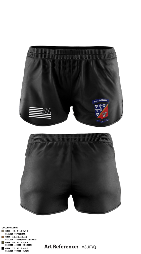 Ranger Panties, 647 Quartermaster Company, Army, Teamtime, Team time, sublimation, custom sports apparel, team uniforms, spirit wear, spiritwear, sports uniforms, custom shirts, team store, custom team store, fundraiser sports, apparel fundraiser