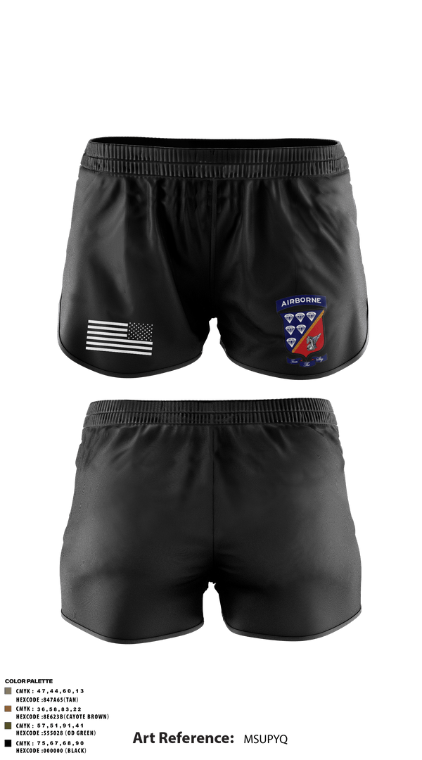 Ranger Panties, 647 Quartermaster Company, Army, Teamtime, Team time, sublimation, custom sports apparel, team uniforms, spirit wear, spiritwear, sports uniforms, custom shirts, team store, custom team store, fundraiser sports, apparel fundraiser