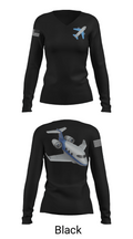 WHOOPTY ELITE 37261810 Women's Long Sleeve V-neck Shirt - 35
