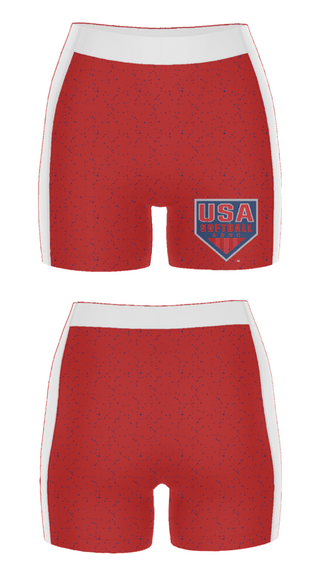 Women's Compression Shorts, Southeast Nebraska Girls Fast Pitch Softball League, Softball, Teamtime, Team time, sublimation, custom sports apparel, team uniforms, spirit wear, spiritwear, sports uniforms, custom shirts, team store, custom team store, fundraiser sports, apparel fundraiser