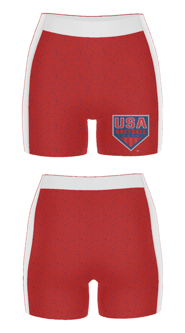 Women's Compression Shorts, Southeast Nebraska Girls Fast Pitch Softball League, Softball, Teamtime, Team time, sublimation, custom sports apparel, team uniforms, spirit wear, spiritwear, sports uniforms, custom shirts, team store, custom team store, fundraiser sports, apparel fundraiser