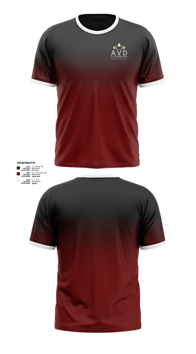 Avd plumbing 52318948 Short Sleeve Performance Shirt - 40