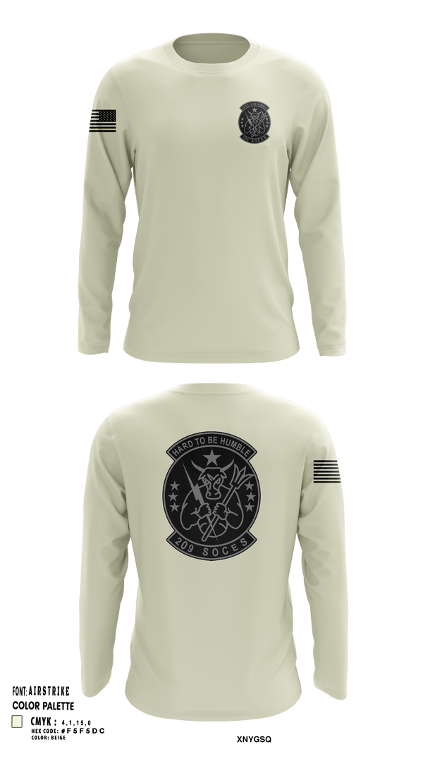 Long Sleeve Performance Shirt, 209th SOCES, , Teamtime, Team time, sublimation, custom sports apparel, team uniforms, spirit wear, spiritwear, sports uniforms, custom shirts, team store, custom team store, fundraiser sports, apparel fundraiser