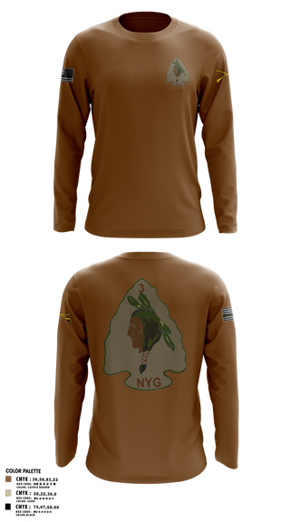 Long Sleeve Performance Shirt, , National Guard, Teamtime, Team time, sublimation, custom sports apparel, team uniforms, spirit wear, spiritwear, sports uniforms, custom shirts, team store, custom team store, fundraiser sports, apparel fundraiser