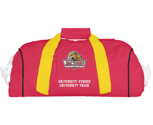 Duffle Bag, University-Purdue University Track, Track & Field, Teamtime, Team time, sublimation, custom sports apparel, team uniforms, spirit wear, spiritwear, sports uniforms, custom shirts, team store, custom team store, fundraiser sports, apparel fundraiser