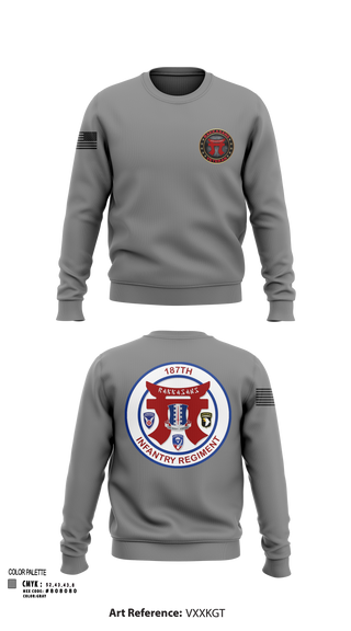 Crew Neck Sweatshirt, , Army, Teamtime, Team time, sublimation, custom sports apparel, team uniforms, spirit wear, spiritwear, sports uniforms, custom shirts, team store, custom team store, fundraiser sports, apparel fundraiser