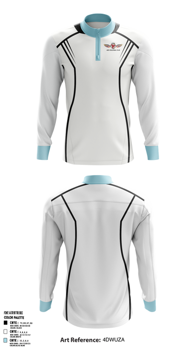 ACE Volleyball Club 23425419 Quarter Zip Jacket - 1 (1)