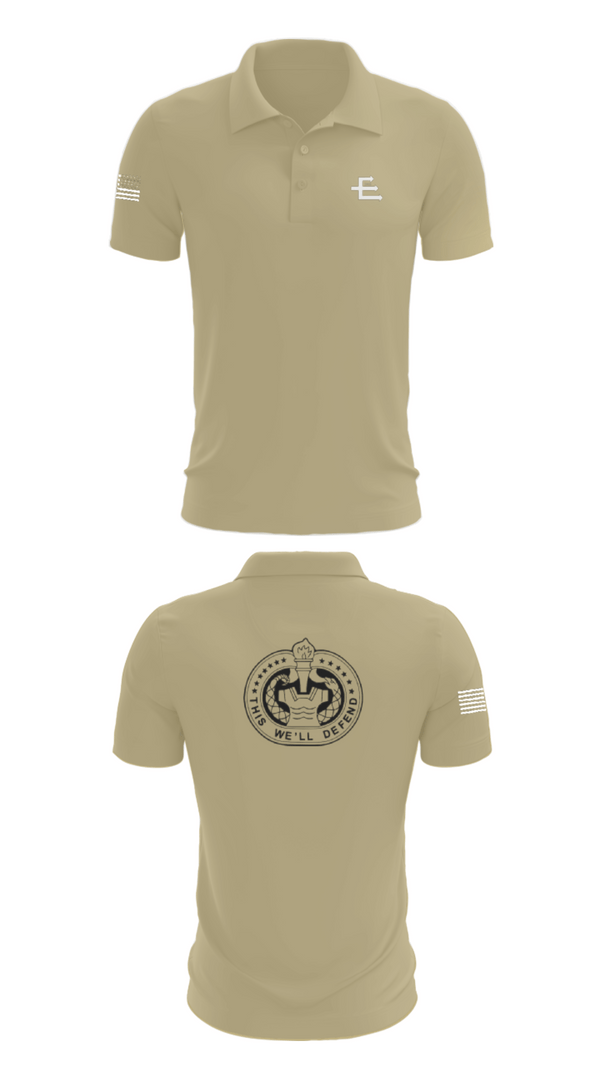 Short Sleeve Performance Polo, E/701, Army, Teamtime, Team time, sublimation, custom sports apparel, team uniforms, spirit wear, spiritwear, sports uniforms, custom shirts, team store, custom team store, fundraiser sports, apparel fundraiser