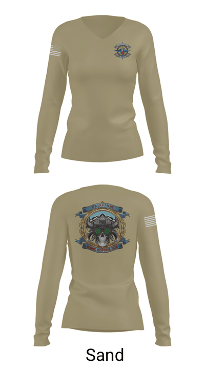 LFSP 19431513 Women's Long Sleeve V-neck Shirt - 97