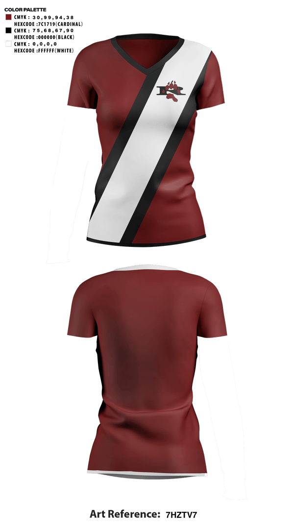 Womens Short Sleeve Vneck Shirt, Riverton High School Cheer, Cheer, Teamtime, Team time, sublimation, custom sports apparel, team uniforms, spirit wear, spiritwear, sports uniforms, custom shirts, team store, custom team store, fundraiser sports, apparel fundraiser