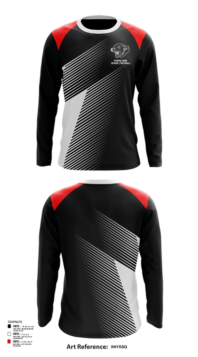 Parma High School Football 73688420 Long Sleeve Performance Shirt - 144